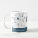 Search for winter forest mugs Blue
