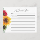 Search for fall recipe postcards Bridal shower