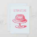 Search for let them eat cake birthday invitations Vintage