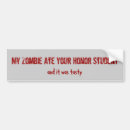 Search for zombies bumper stickers Funny