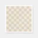 Search for brown plaid napkins Chequered