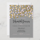 Search for confetti rehearsal dinner invitations Foil