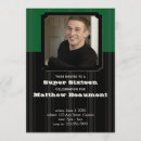 Search for green black stripe invitations Party