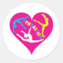 Search for gymnastics birthday stickers Purple