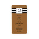 Search for initial p return address labels Monograms