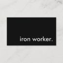 Search for workers business cards Metal