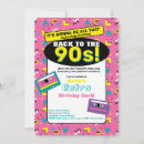 Search for throwback party invitations Nostalgic