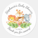 Search for pink elephant baby shower stickers Giraffe
