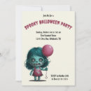 Search for zombie girl invitations Spooky