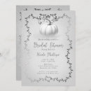 Search for silver white bridal shower invitations Vintage