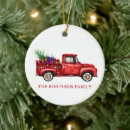 Search for vintage truck decor Red and green