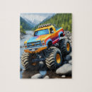 Search for trucks puzzles For kids
