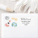 Search for rocket return address labels Baby shower