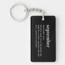 Search for september birthday key rings Funny