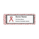 Search for cancer awareness return address labels Breast cancer survivor