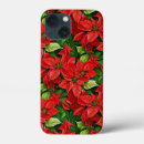 Search for holly leaves iphone cases Christmas pattern