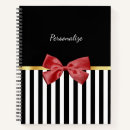 Search for black and white stripes notebooks Sophisticated