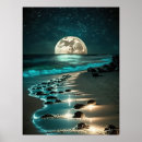 Search for full moon ocean posters Beautiful