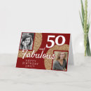 Search for 50th photo birthday cards Elegant