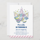 Search for cute princess invitations Unicorn