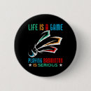 Search for love trains badges Badminton funny