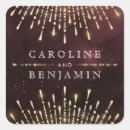 Search for vintage glamour wedding stickers Gold