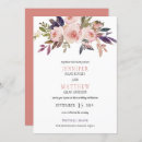 Search for peach and lavender wedding invitations Modern