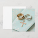 Search for religious cross wedding invitations Green