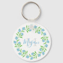 Search for forget me not key rings Green