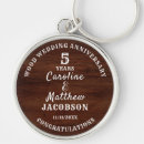 Search for 5th anniversary key rings 5 years married