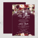 Search for burgundy quince invitations Floral