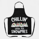 Search for christmas snowman aprons Merry