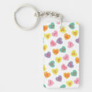 Search for candy heart key rings Sweet