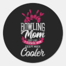 Search for m m design stickers Bowling mum