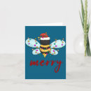 Search for bee christmas cards Santa