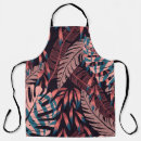 Search for tropical design aprons Leaves