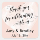 Search for thanks for celebrating with us stickers Typography