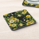 Search for green rose coasters Botanical