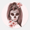 Search for face paint stickers Dia de los muertos