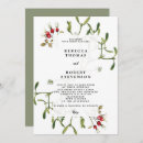 Search for mistletoe wedding invitations Berries
