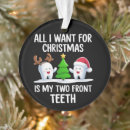 Search for two front teeth Snow