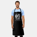 Search for 80th birthday aprons Funny