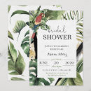 Search for jungle bridal shower invitations Watercolor
