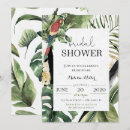 Search for jungle bridal shower invitations Tropical