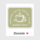 Search for matcha green tea stickers Latte