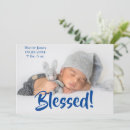 Search for blessed birth announcement cards Girly