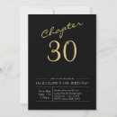 Search for milestone 30th birthday invitations Gold