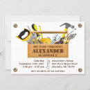 Search for handyman birthday invitations Construction