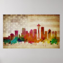 Search for seattle skyline posters Travel
