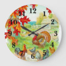 Search for farm style clocks Rooster